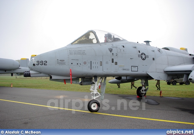 81-0992, Fairchild A-10-A Thunderbolt II, United States Air Force