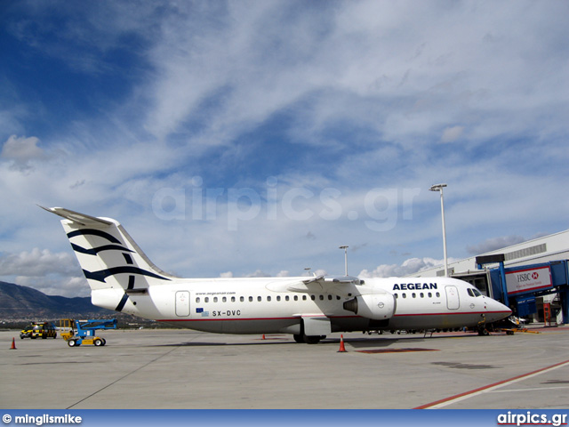 SX-DVC, British Aerospace Avro RJ100, Aegean Airlines