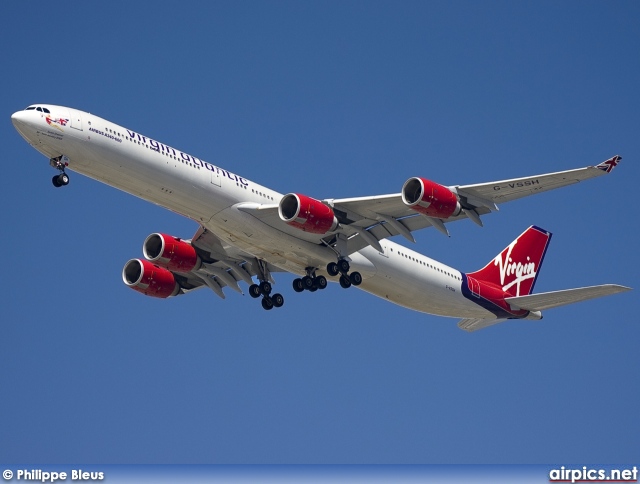 G-VSSH, Airbus A340-600, Virgin Atlantic
