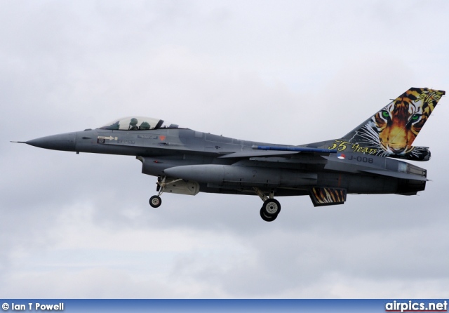J-008, Lockheed F-16-AM Fighting Falcon, Royal Netherlands Air Force