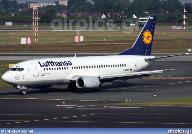D-ABED, Boeing 737-300, Lufthansa
