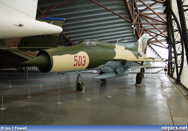 503, Mikoyan-Gurevich MiG-21-PF, Hungarian Air Force