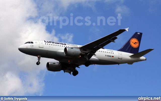 D-AKNG, Airbus A319-100, Lufthansa Italia