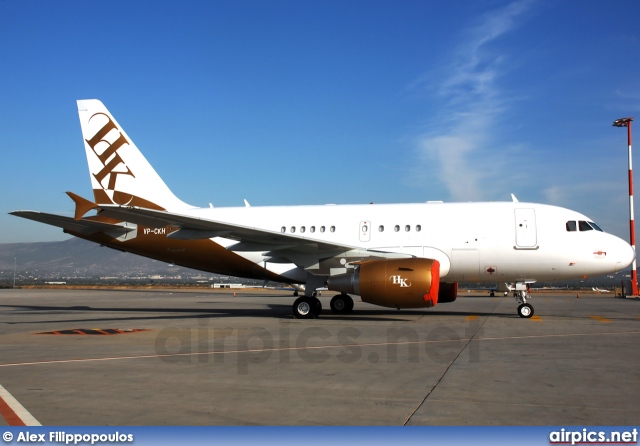 VP-CKH, Airbus A318-100CJ Elite, Private