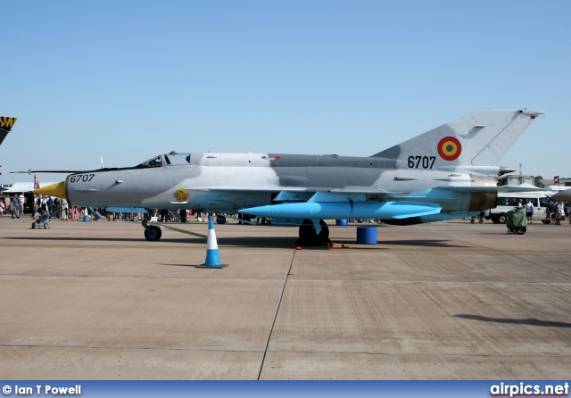 6707, Mikoyan-Gurevich MiG-21-MF Lancer C, Romanian Air Force
