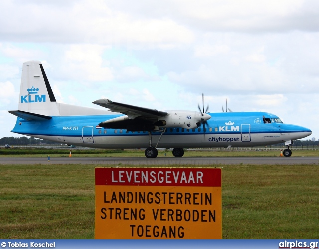 PH-KVH, Fokker 50, KLM Cityhopper