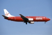 OO-VEK, Boeing 737-400, Virgin Express