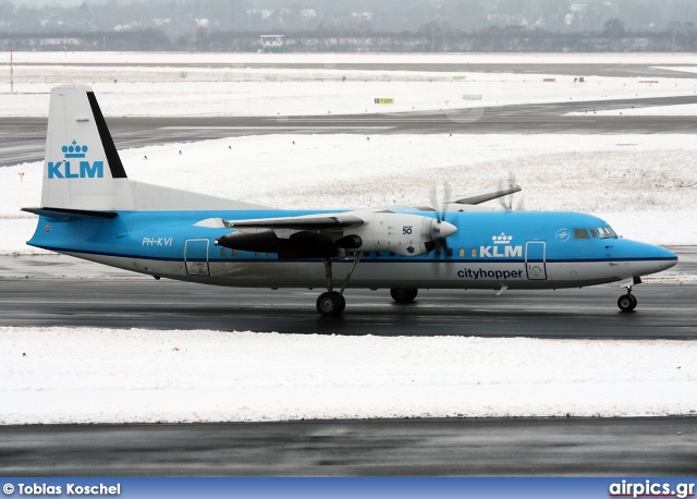 PH-KVI, Fokker 50, KLM Cityhopper