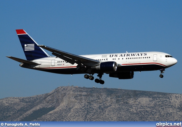 N251AY, Boeing 767-200ER, US Airways