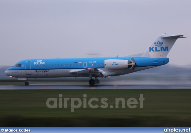 PH-JCT, Fokker 70, KLM Cityhopper