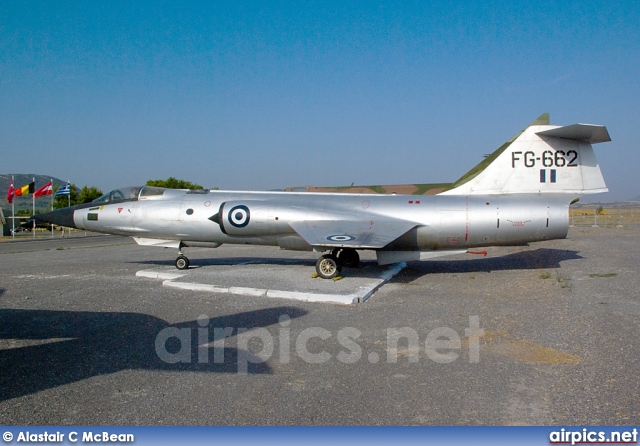 6662, Lockheed RF-104-G Starfighter, Hellenic Air Force