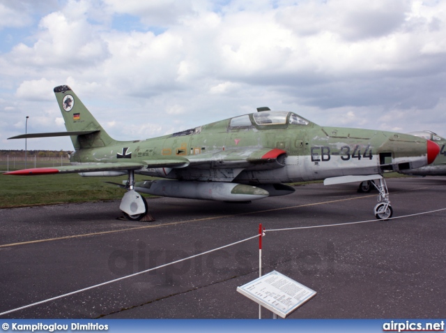 EB-344, Republic RF-84-F Thunderflash, German Air Force - Luftwaffe
