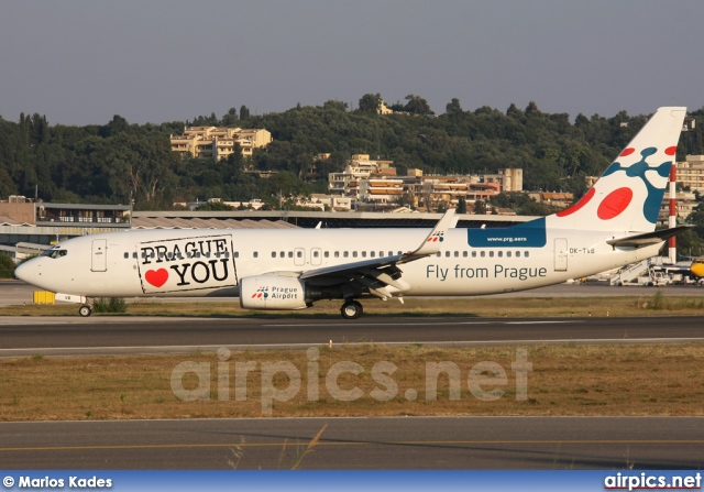 OK-TVB, Boeing 737-800, Travel Service (Czech Republic)