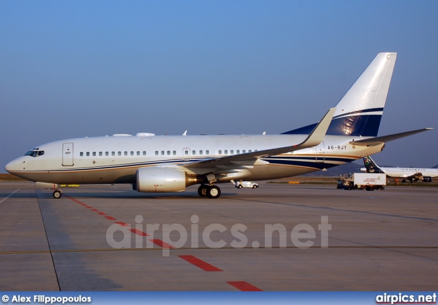 A6-RJY, Boeing 737-700/BBJ, Royal Jet