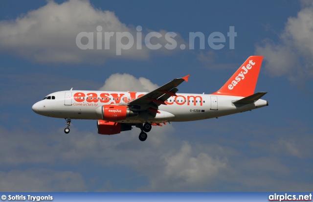 G-EZDB, Airbus A319-100, easyJet