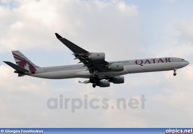 A7-AGA, Airbus A340-600, Qatar Airways