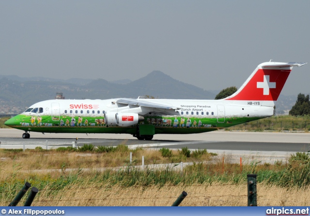 HB-IYS, British Aerospace Avro RJ100, Swiss International Air Lines