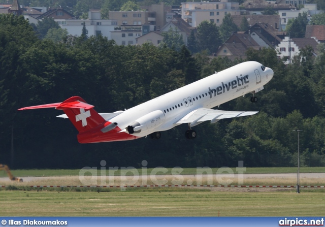 HB-JVH, Fokker F100, Helvetic Airways