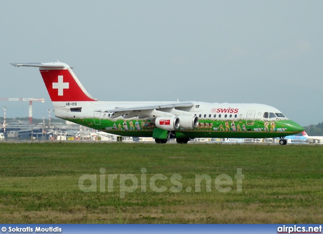 HB-IYS, British Aerospace Avro RJ100, Swiss International Air Lines