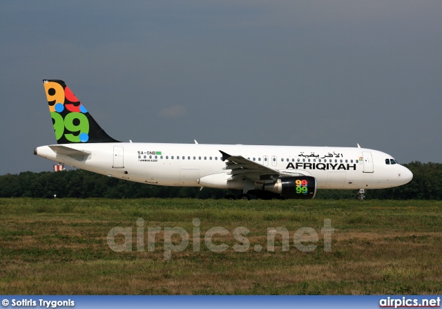 5A-ONB, Airbus A320-200, Afriqiyah Airways