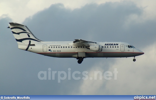SX-DVA, British Aerospace Avro RJ100, Aegean Airlines