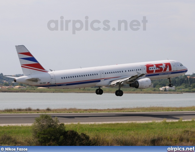 OK-CED, Airbus A321-200, CSA Czech Airlines