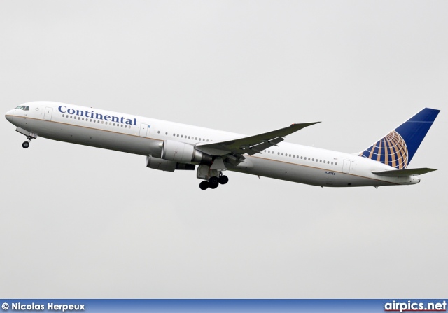 N76055, Boeing 767-400ER, Continental Airlines