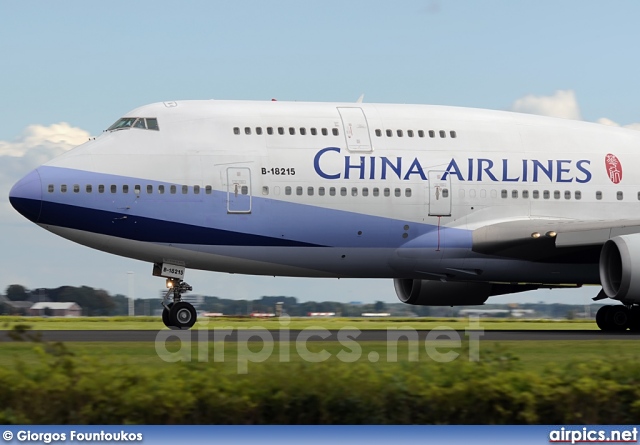 B-18215, Boeing 747-400, China Airlines