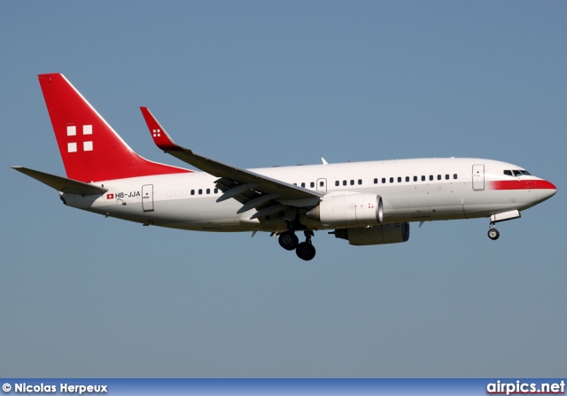 HB-JJA, Boeing 737-700, Privatair