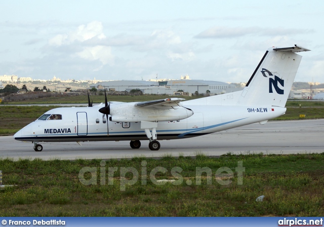 9H-AEW, De Havilland Canada DHC-8-100 Dash 8, Medavia