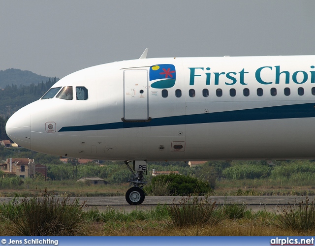 G-OOPE, Airbus A321-200, First Choice Airways