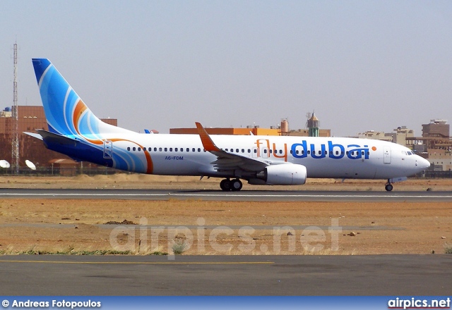 A6-FDM, Boeing 737-800, Fly Dubai