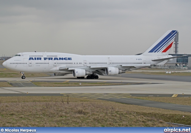 F-GITD, Boeing 747-400, Air France