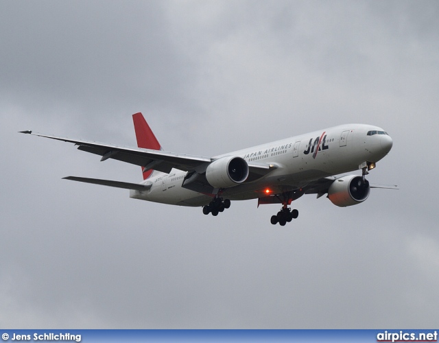 JA707J, Boeing 777-200ER, Japan Airlines