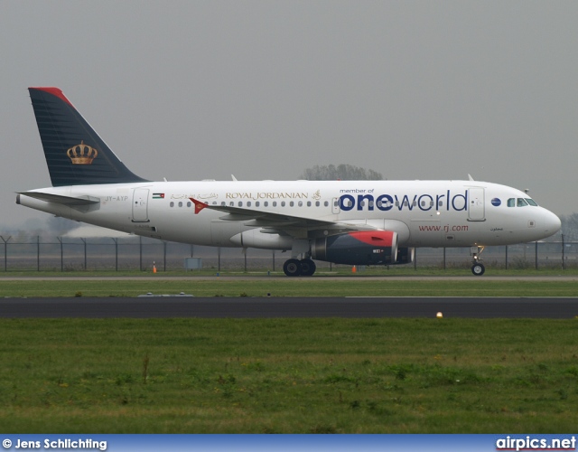 JY-AYP, Airbus A319-100, Royal Jordanian