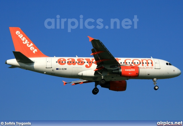 G-EZIM, Airbus A319-100, easyJet