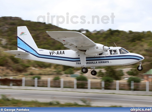 VP-AAA, Britten-Norman BN-2-A Islander, Trans Anguilla Airways 