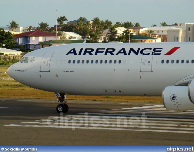 F-GLZN, Airbus A340-300, Air France