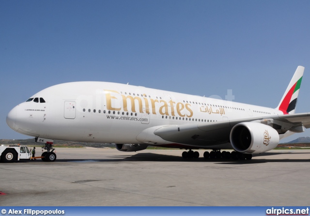 A6-EDK, Airbus A380-800, Emirates