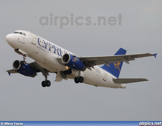 5B-DBP, Airbus A319-100, Cyprus Airways