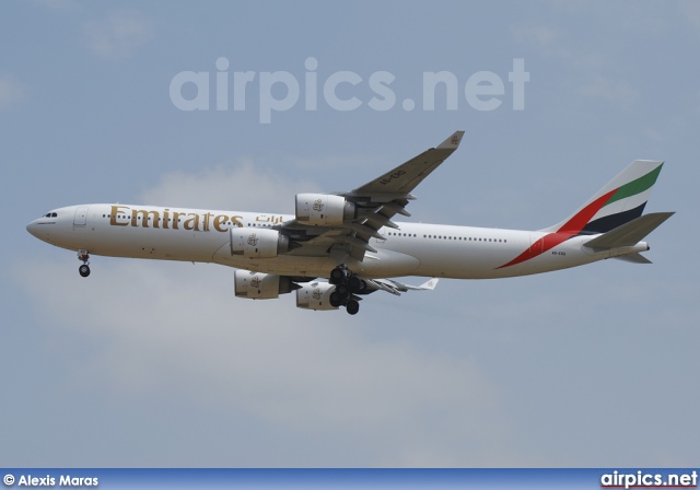 A6-ERD, Airbus A340-500, Emirates