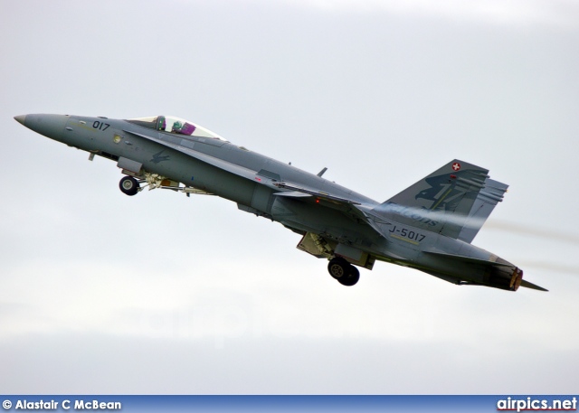 J-5017, Boeing (McDonnell Douglas) F/A-18-C Hornet, Swiss Air Force