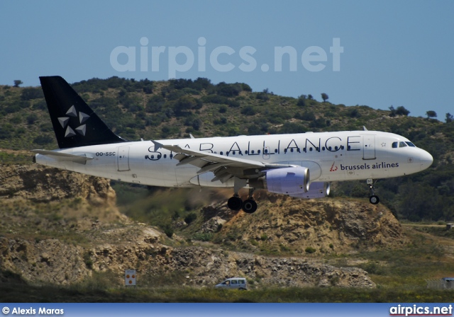 OO-SSC, Airbus A319-100, Brussels Airlines