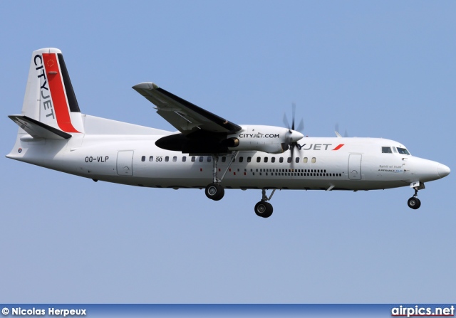 OO-VLP, Fokker 50, CityJet