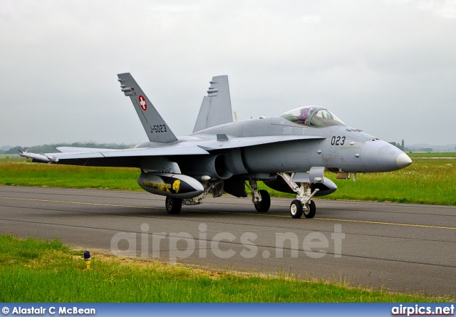 J-5023, Boeing (McDonnell Douglas) F/A-18-C Hornet, Swiss Air Force