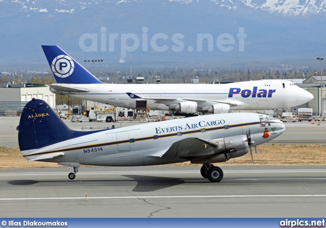 N54514, Curtiss C-46-D Commando, Everts Air Cargo
