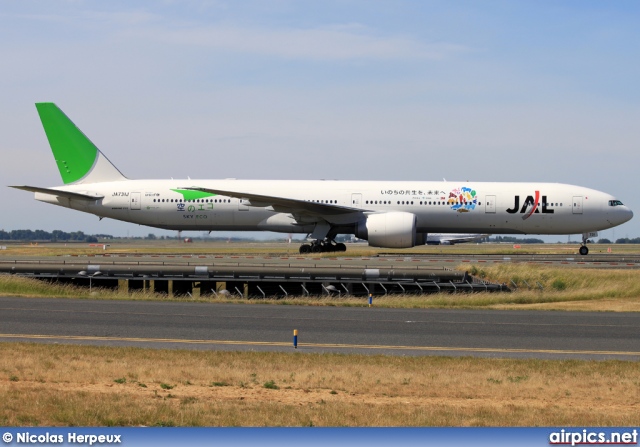 JA731J, Boeing 777-300ER, Japan Airlines