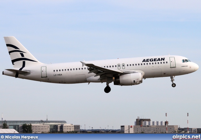 LZ-MDA, Airbus A320-200, Aegean Airlines