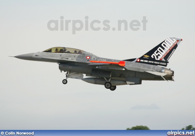 ET-204, Lockheed F-16-B CF Fighting Falcon, Royal Danish Air Force