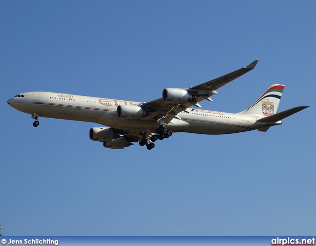 A6-EHB, Airbus A340-500, Etihad Airways